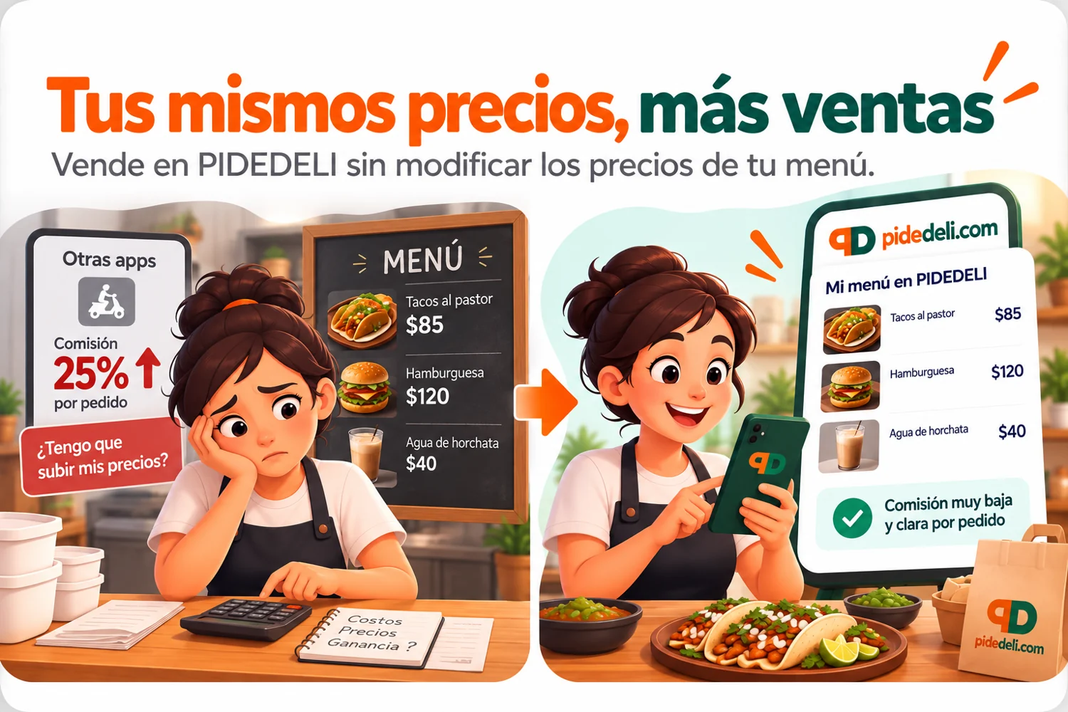 Tus mismos precios, más ventas
