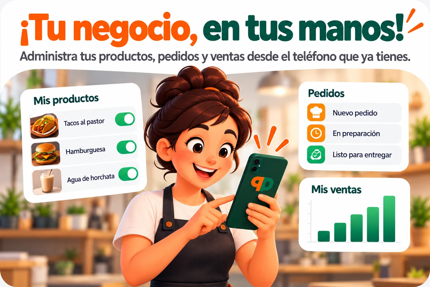 ¡Tu negocio, en tus manos!