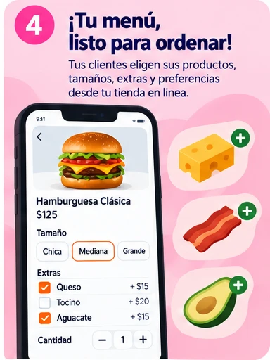 ¡Tu menú, listo para ordenar!