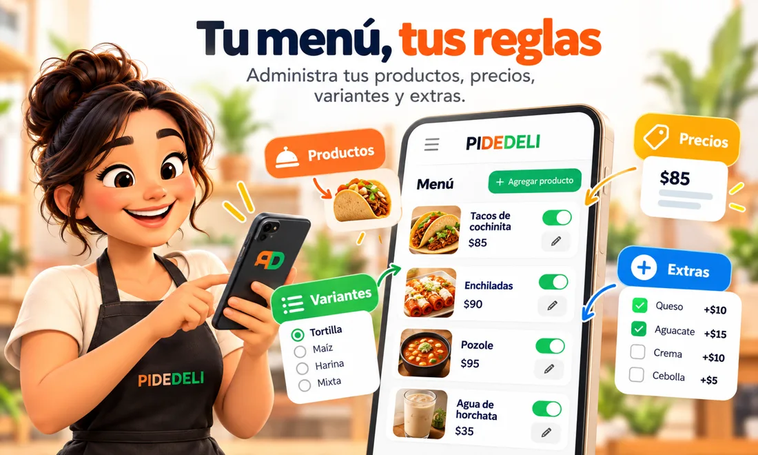 Tu menú, tus reglas