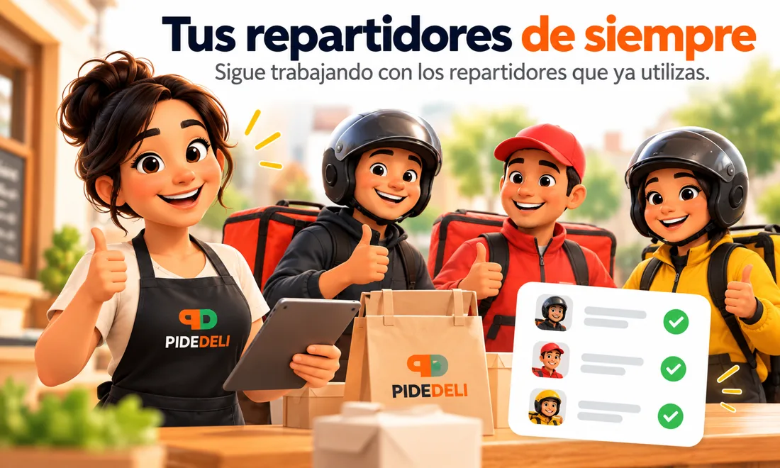 Tus repartidores de siempre